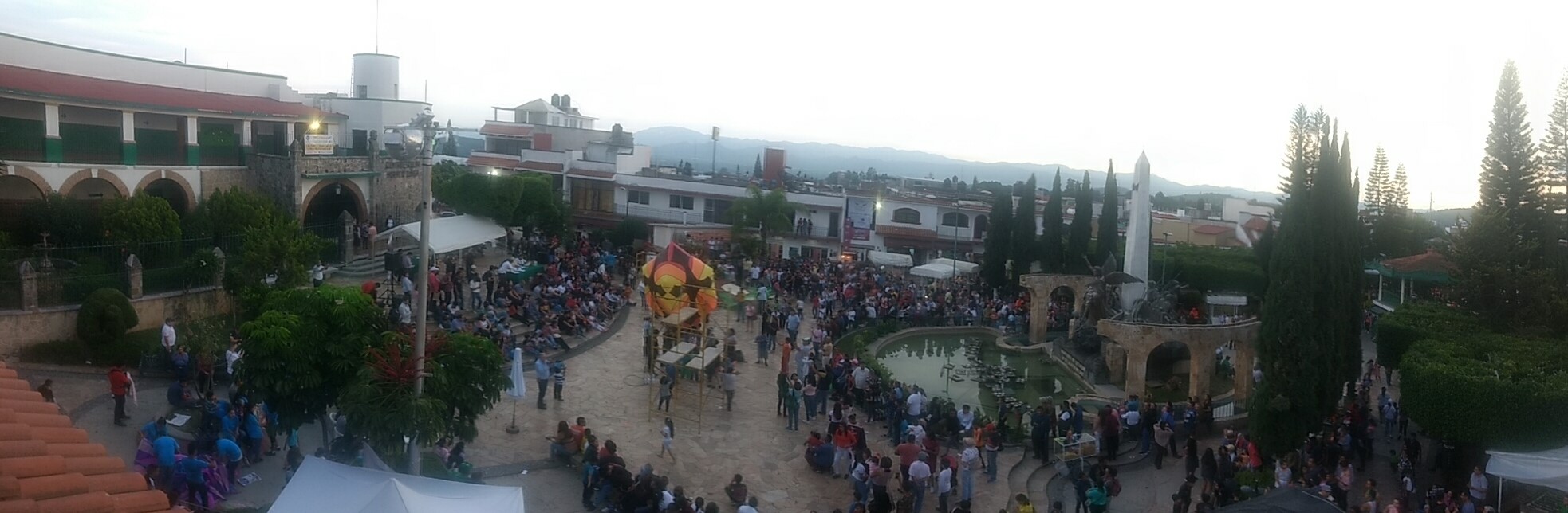 Panorámica del Festival "Luces de Ixtapan"