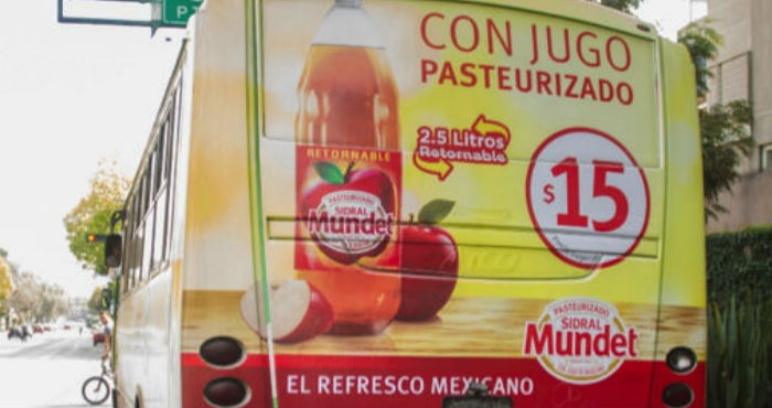 Con jugo pasteurizado