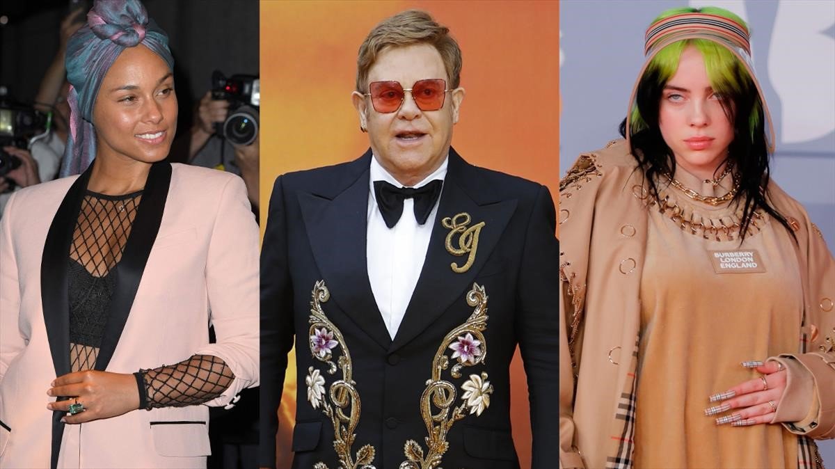 elton john organiza este domingo concierto benefico que actuaran entre otros billie eilish alicia keys 1585212341552