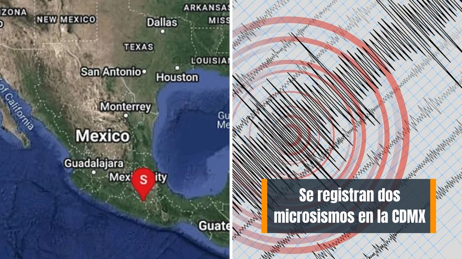 Dos microsismos sacuden la CDMX este 14 de febrero