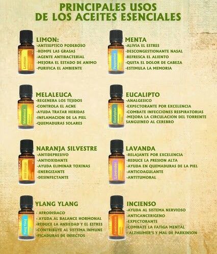 La Aromaterapia Aceites que curan