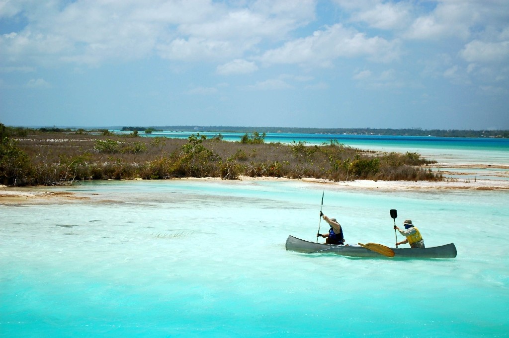 Kayak en Bacalar