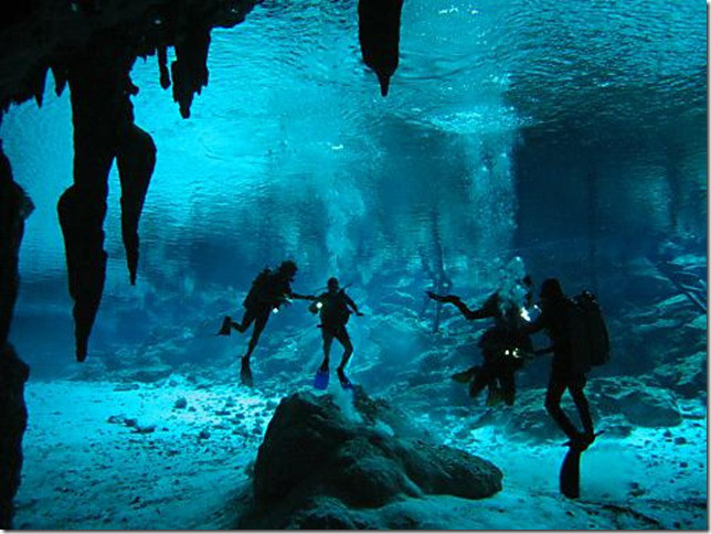 cenote dos ojos playa del carmen1