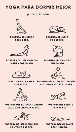 Yoga para dormir mejor