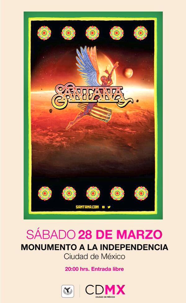 concierto gratis santana