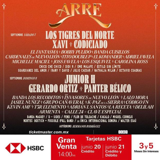 festival arre 2024 cartel