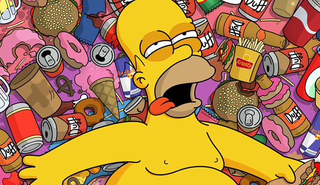 homero con hambre