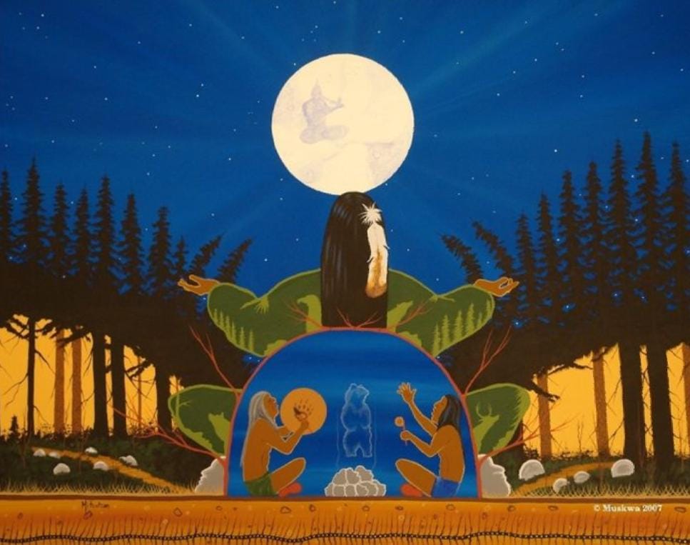 Luna azul para renovar energías Luna azul para renovar energías